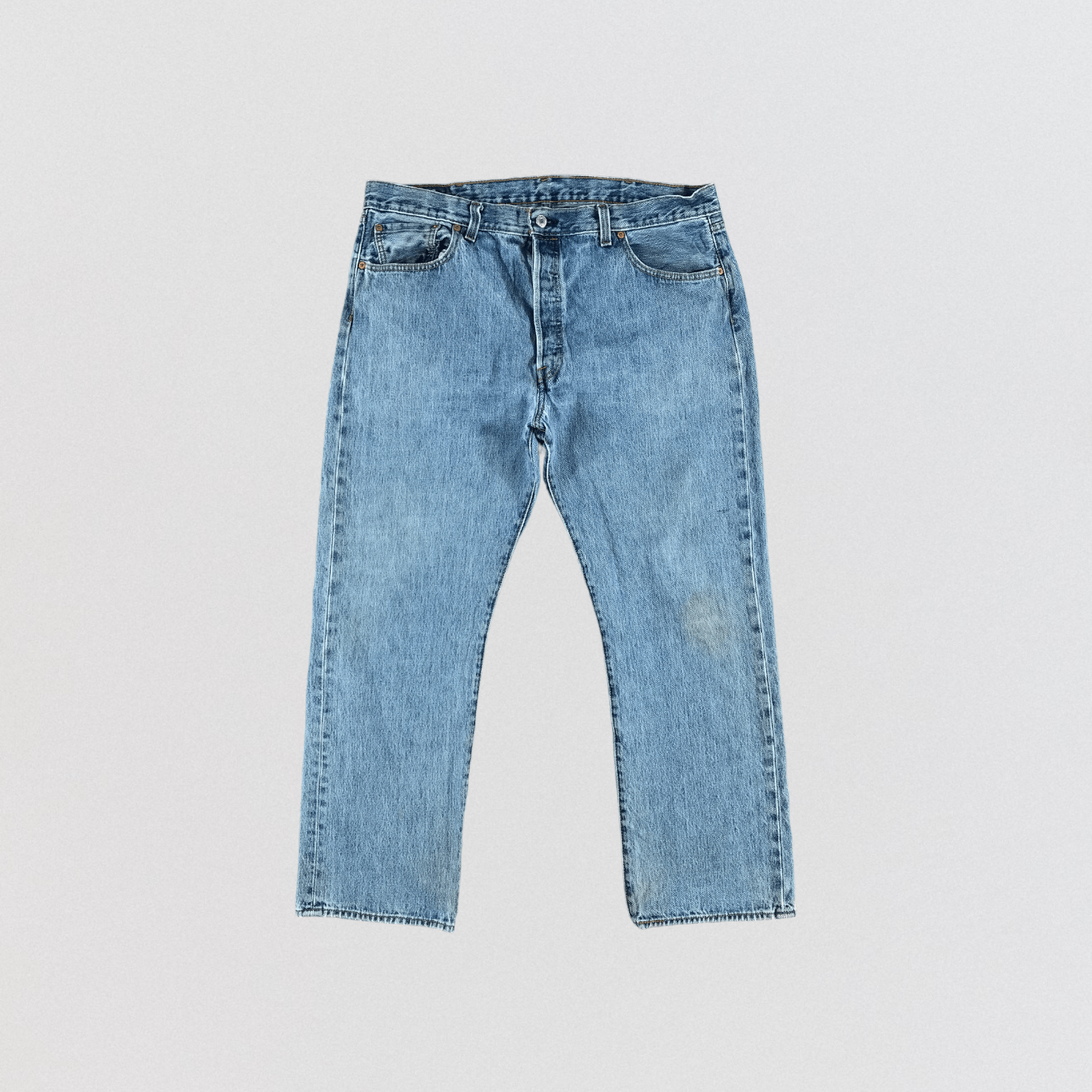 Vintage Blue Wash Levis 501 Jeans-JM3148