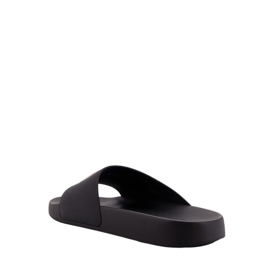 Givenchy GIVENCHY Black Rubber Slides New (Men's size:8;) Size US 8 / EU 41 - 3 Thumbnail
