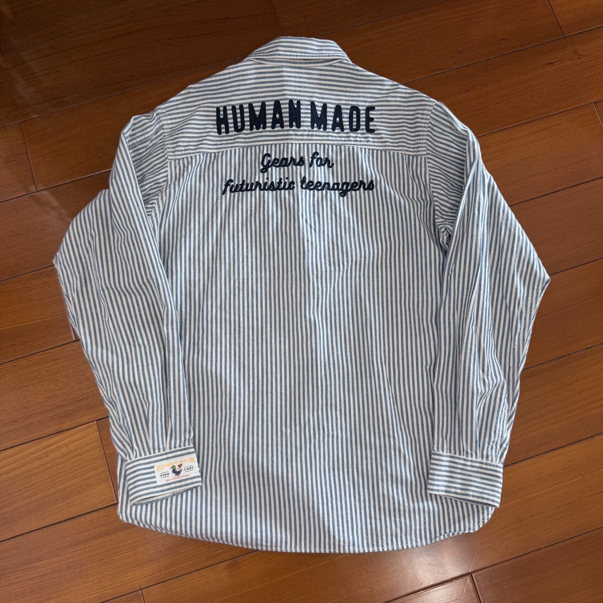 Human Made Human Made Single Pocket Stripe Shirt Size US M / EU 48-50 / 2 - 1 Thumbnail