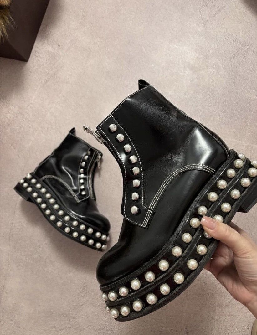 If Six Was Nine × Japanese Brand × Vintage Jeffrey Campbell vintage Rick Owens style avant garde boots Size US 8 / IT 38 - 2 Thumbnail