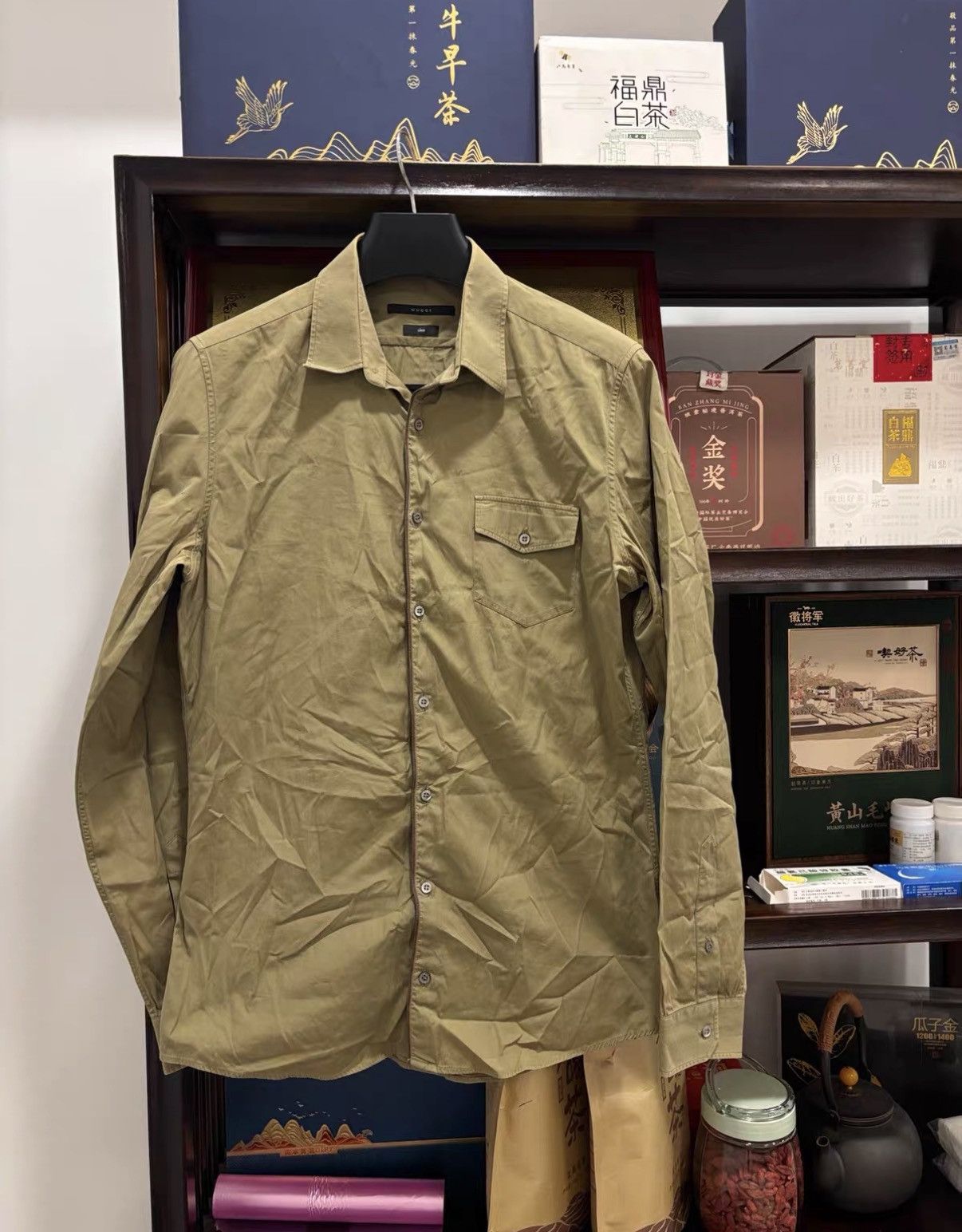 Gucci Gucci Long Sleeve Shirt J2 Size US XXS / EU 40 - 1 Thumbnail