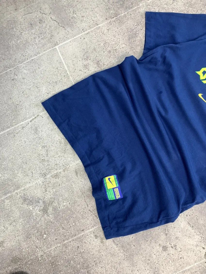 Nike Vintage Y2K T-shirt Brazil sk8 faded Blockcore style Size US M / EU 48-50 / 2 - 6 Thumbnail