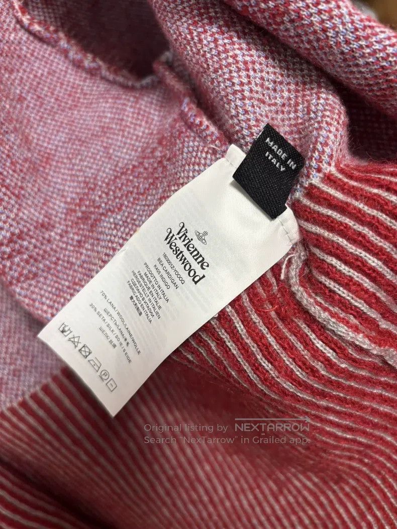 Vivienne Westwood Vivienne Westwood Plaid Knit Cardigan Size S / US 4 / IT 40 - 6 Thumbnail