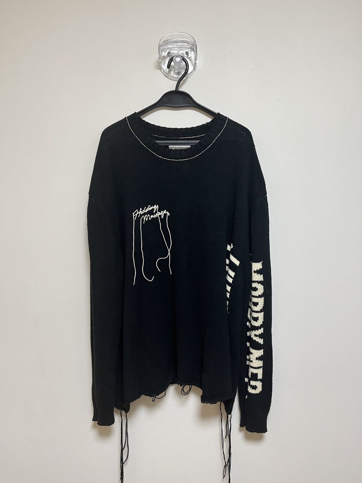 Doublet DOUBLET Hidden Message Knit Sweater SS21 | Grailed