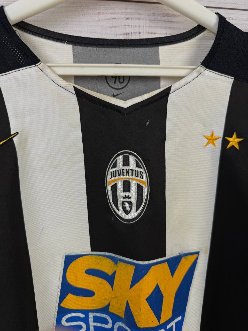 Nike 2004/05 NIKE JUVENTUS HOME SOCCER FOOTBALL JERSEY SHIRT Size US XL / EU 56 / 4 - 3 Thumbnail