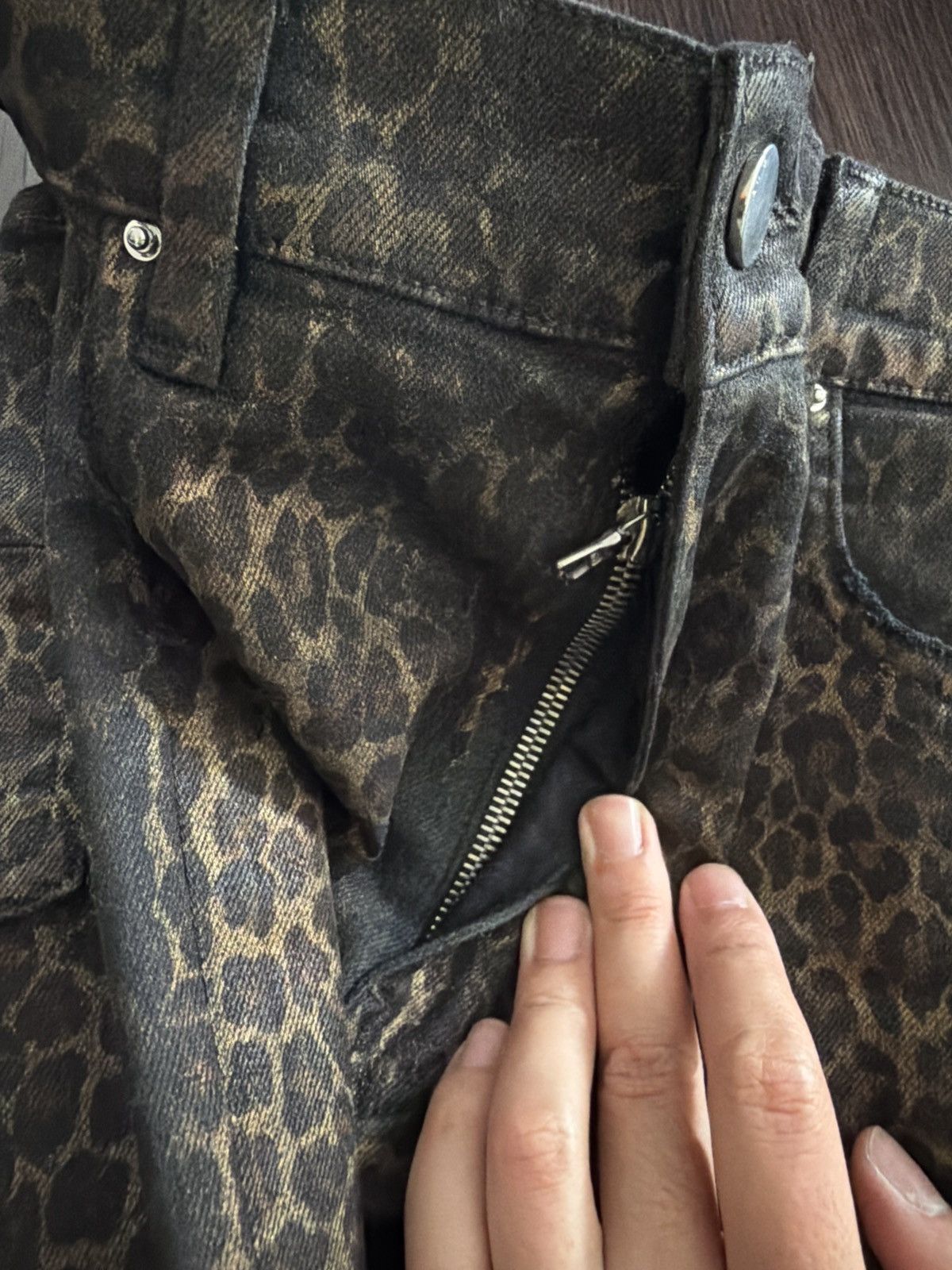 Amiri Amiri Full Cheetah Print Jeans Size US 34 / EU 50 - 7 Thumbnail