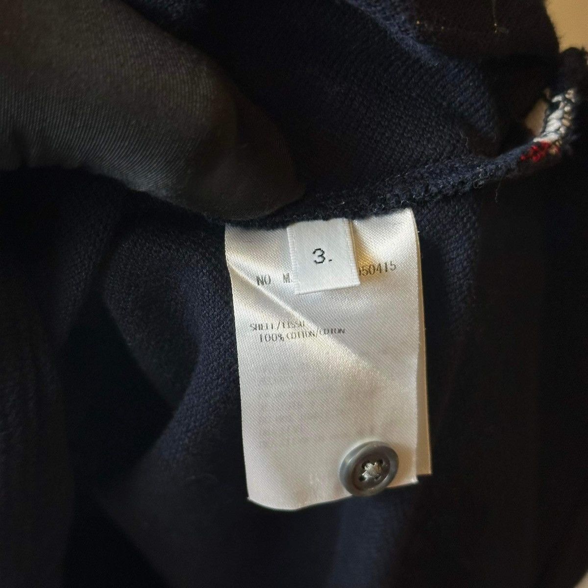 Thom Browne THOM BROWNE BACK STRIPED T SHIRT Size US L / EU 52-54 / 3 - 5 Thumbnail