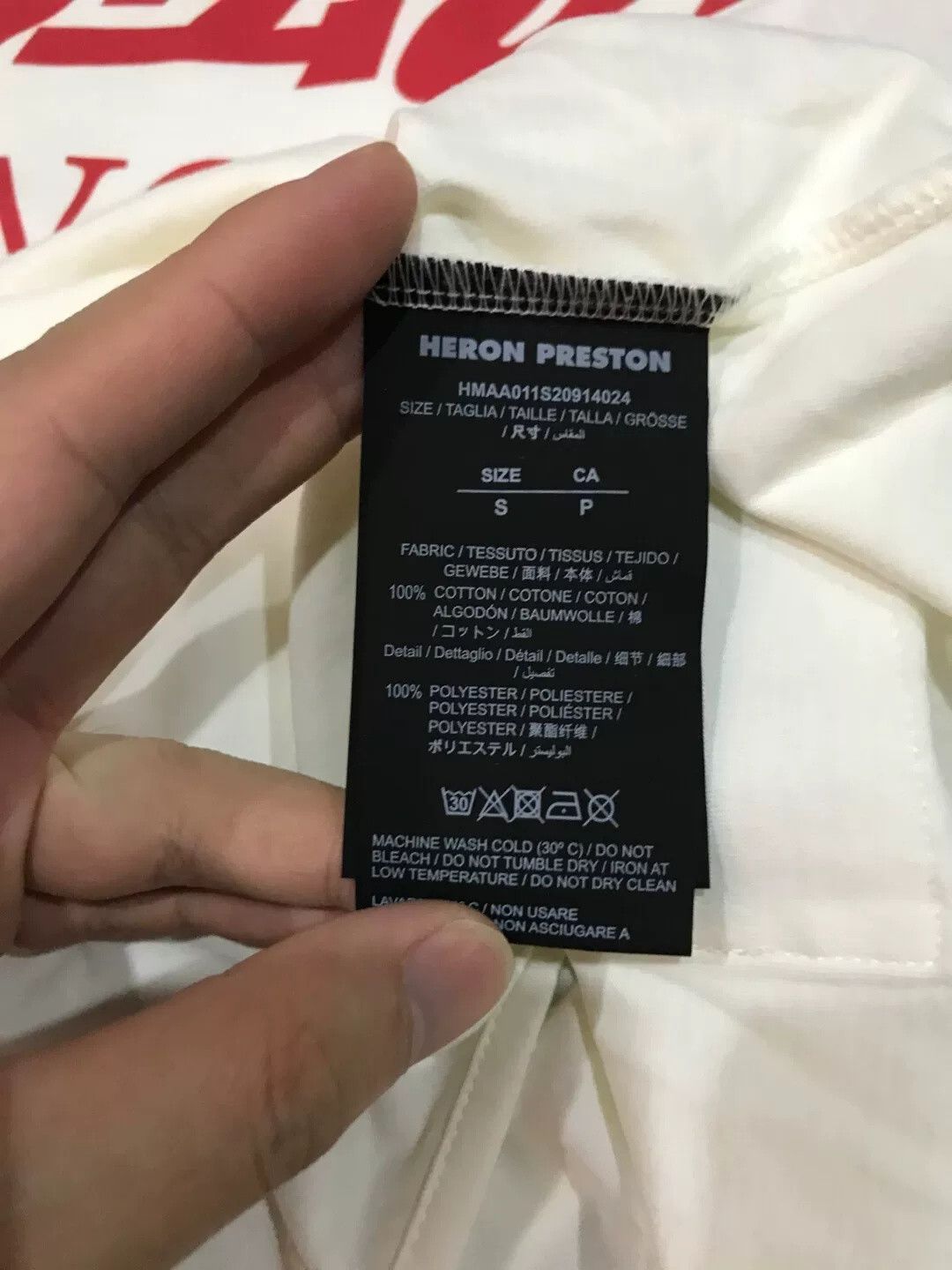 Heron Preston Heron Preston Oversized Short Sleeve S Size US S / EU 44-46 / 1 - 6 Thumbnail