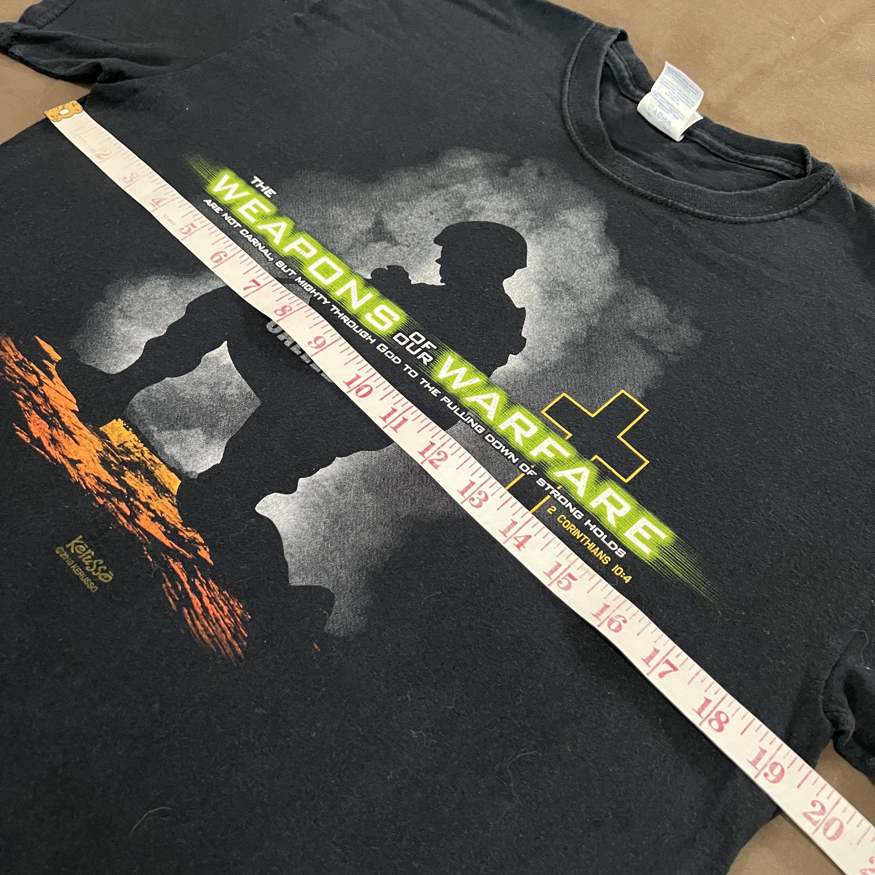 Vintage Vintage Y2K Jesus Called to Duty God Bible Holy Promo Tee Size US M / EU 48-50 / 2 - 5 Thumbnail