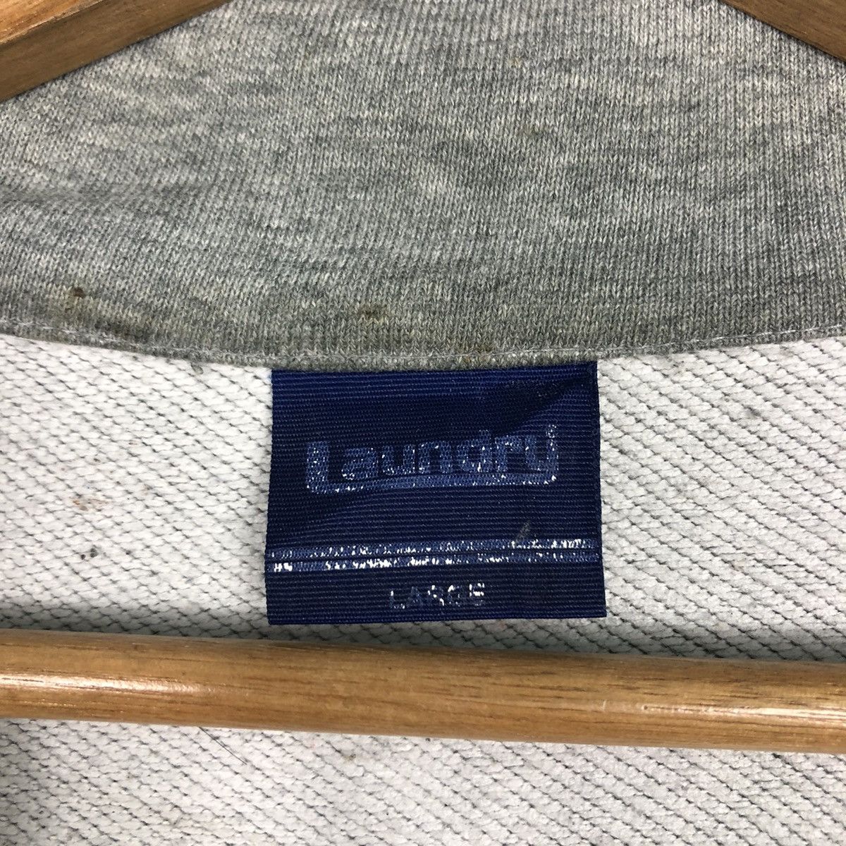 Japanese Brand × Vintage 📌Vintage Zipper Sweater Laundry x Soccer Junky big Logo Size US L / EU 52-54 / 3 - 21 Thumbnail