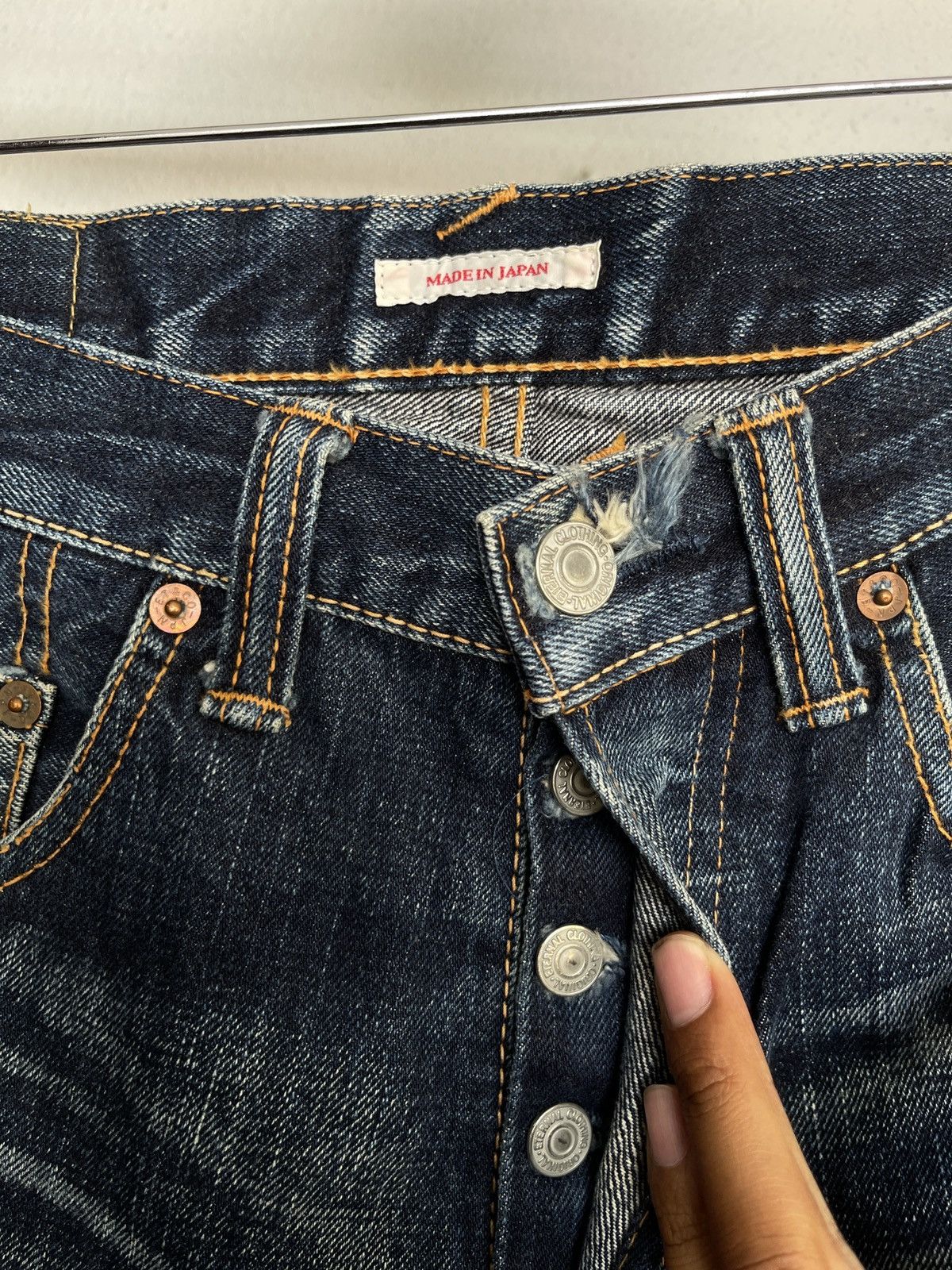 Distressed Eternal Half Selvedge Denim