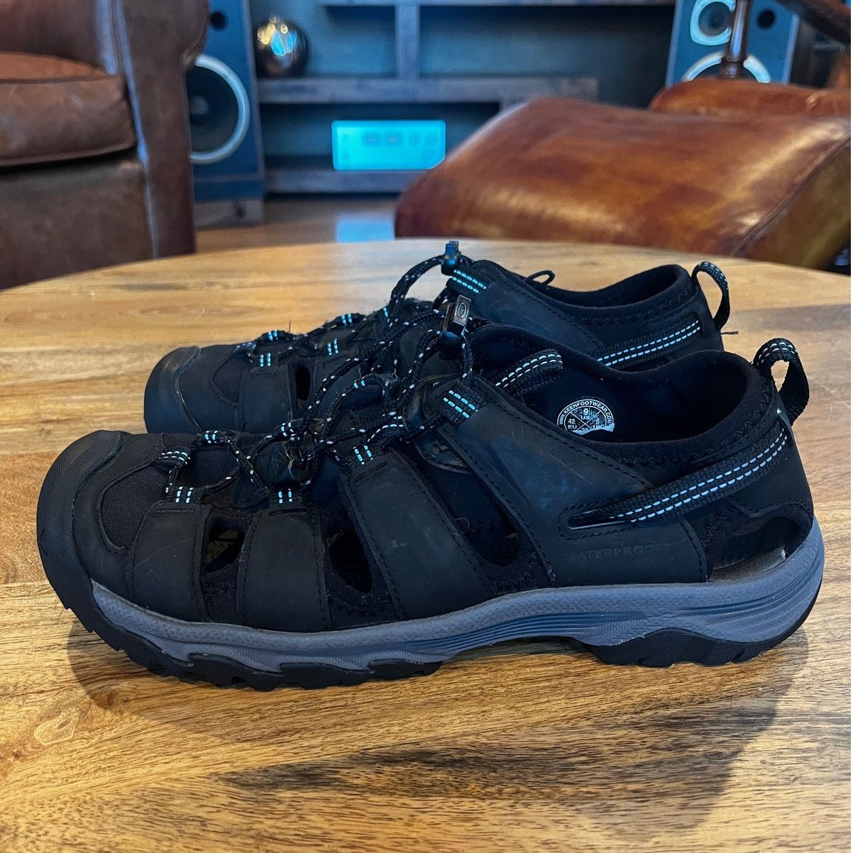 KEEN KEEN Targhee III Outdoor Hiking Trail Sandals Black Men's 9 Size US 9 / EU 42 - 4 Thumbnail