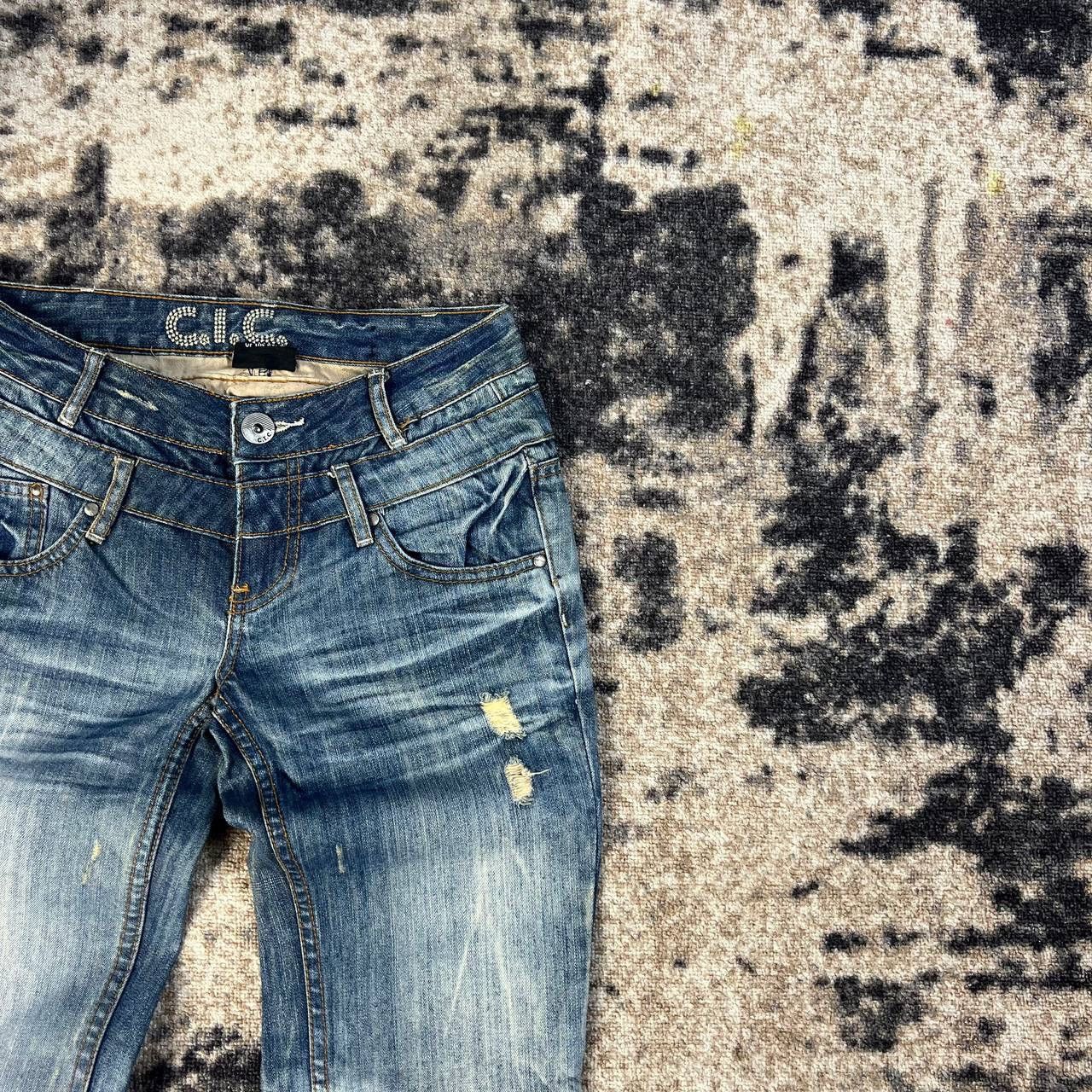 Japanese Brand Avant Garde Jqpanese Distressed Style Flared Jeans Size 27" / US 4 / IT 40 - 3 Thumbnail