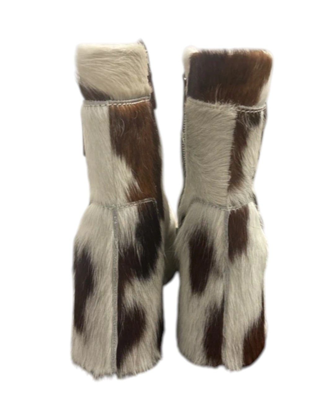 Dsquared2 LONG HAIRED COWHIDE CALFSKIN ANKLE BOOTS Size US 6.5 / IT 36.5 - 4 Thumbnail