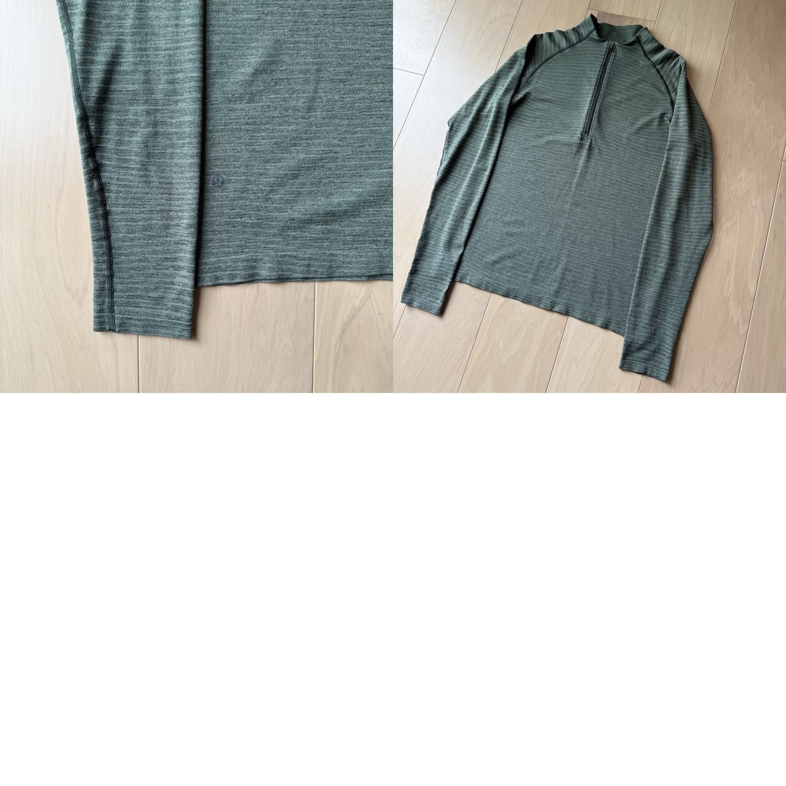 Lululemon Lululemon Metal Vent Tech 1/2 Zip Pullover M Green Utility Athleisure Workout Jacket Size US M / EU 48-50 / 2 - 8 Thumbnail