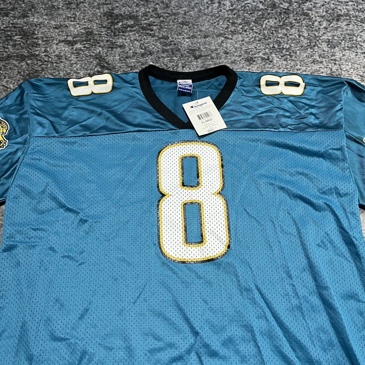 Champion Vintage 90s Jacksonville Jaguars Mark Brunell #8 Jersey NEW Size US XL / EU 56 / 4 - 5 Thumbnail
