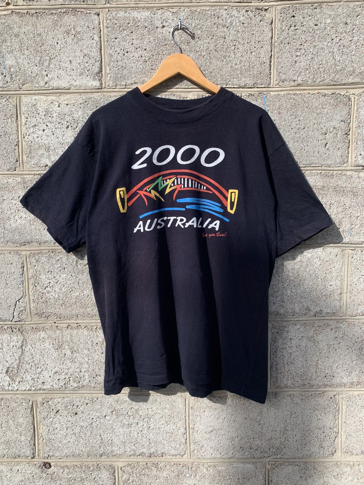 USA Olympics × Vintage Vintage Y2K " Olympics 2000 Australia "🔥🔥 Size US L / EU 52-54 / 3 - 1 Thumbnail