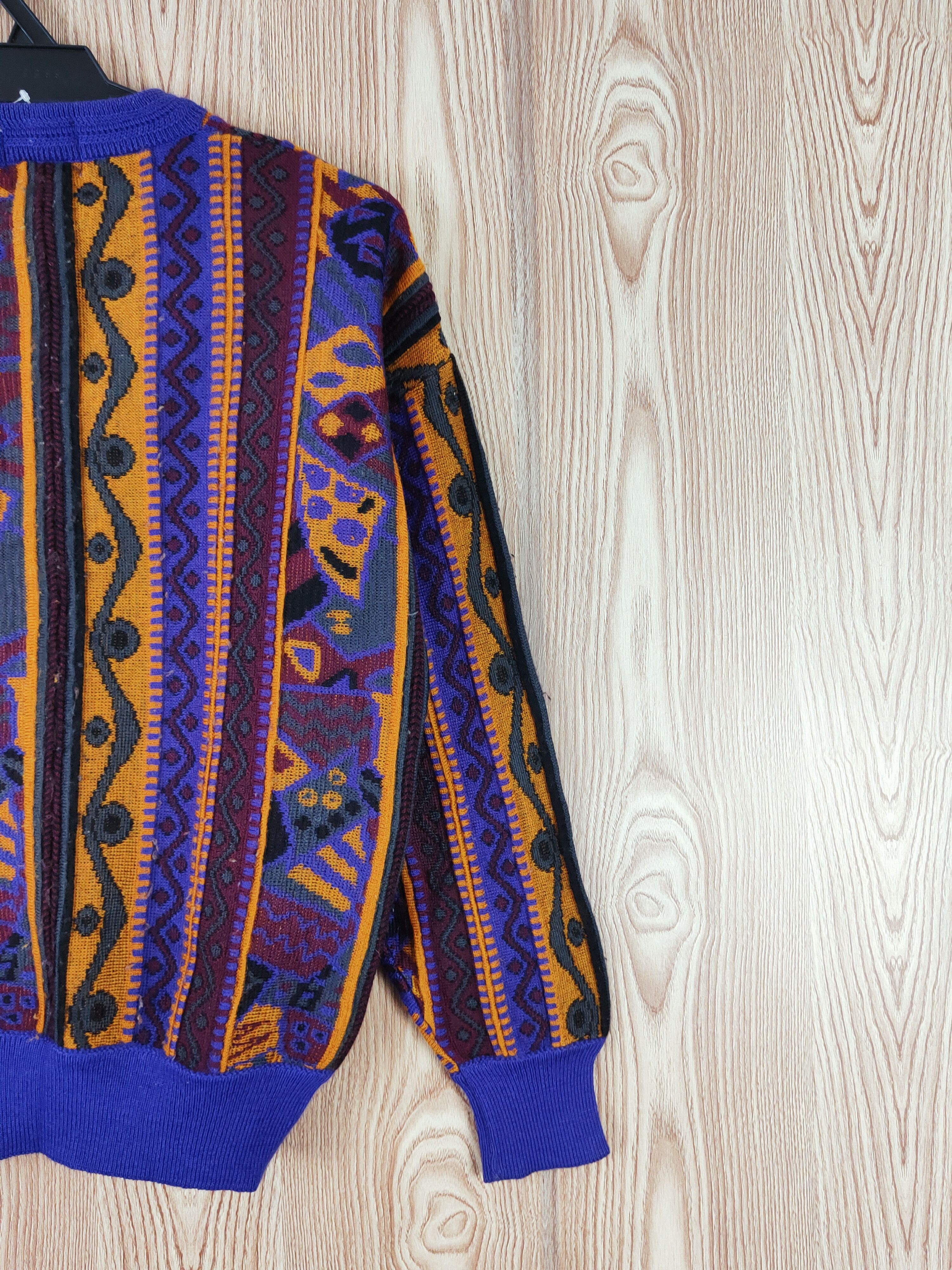 Homespun Knitwear Modigliani Purple Knitwear Sweatshirts #W661 Size US S / EU 44-46 / 1 - 9 Thumbnail