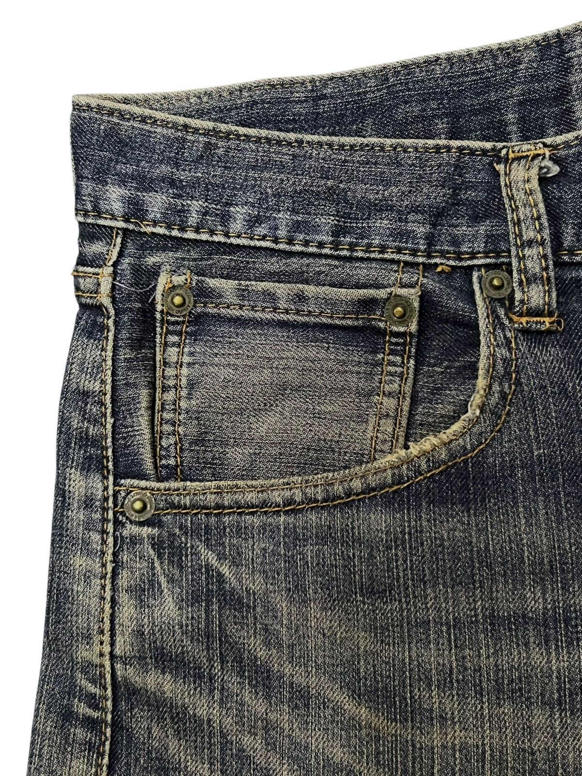 VILLAND Loose Vintage Villand Japan - Faded Mud Wash, Distressed Size US 35 - 8 Thumbnail