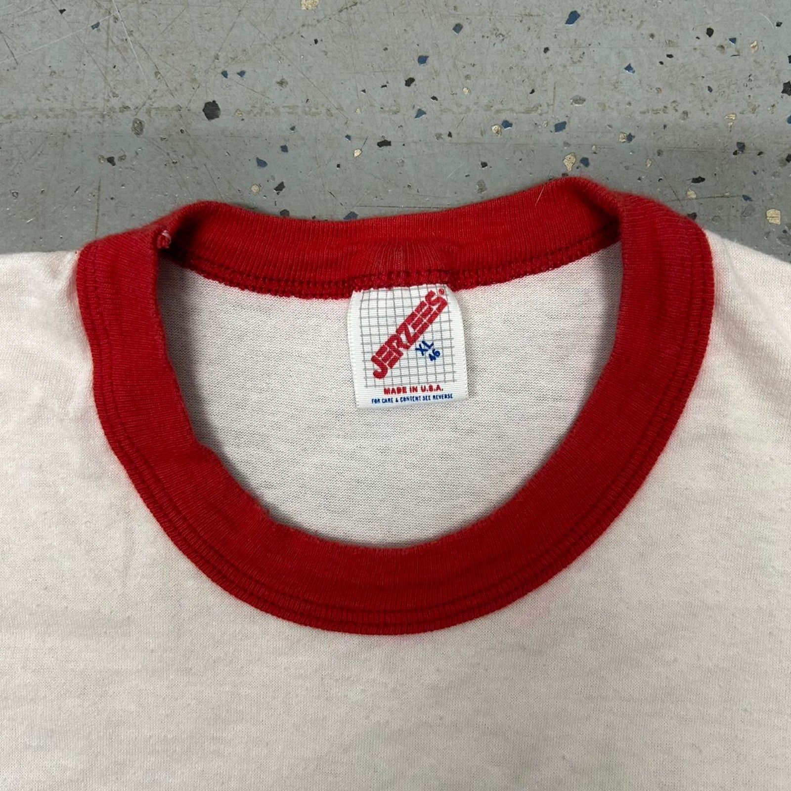 Jerzees VTG Muscle Car Review ringer t-shirt Size US L / EU 52-54 / 3 - 4 Thumbnail