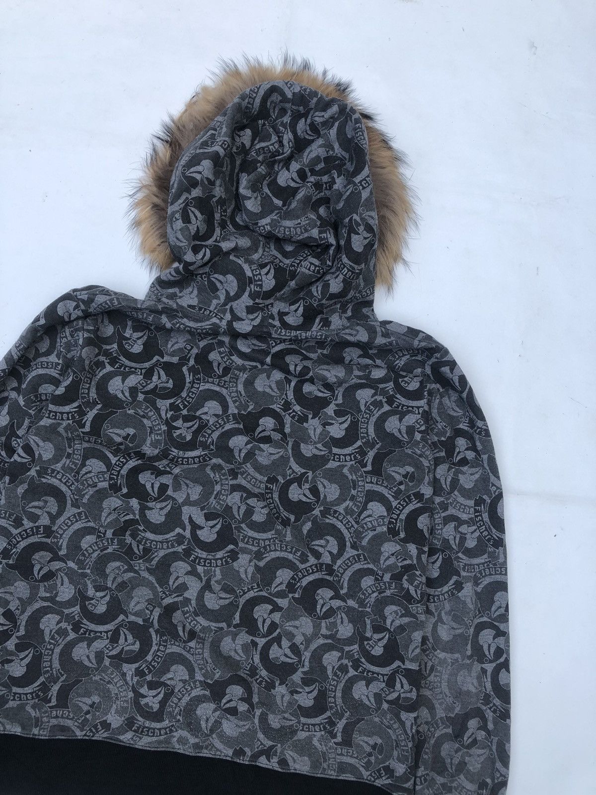 If Six Was Nine Japanese Fur Zip Hoodie Fischer’s Goa Style Size US M / EU 48-50 / 2 - 8 Thumbnail