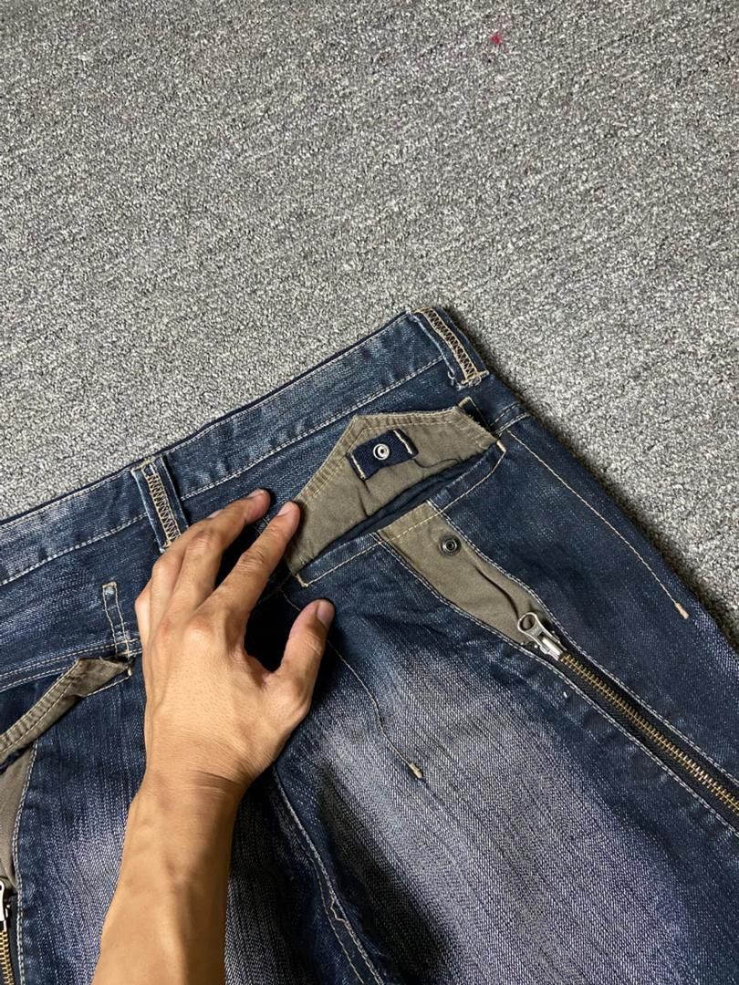 PPFM 🔥 Vintage PPFM Multizipper Bondage Jeans 🔥 (135) Size US 32 / EU 48 - 9 Thumbnail