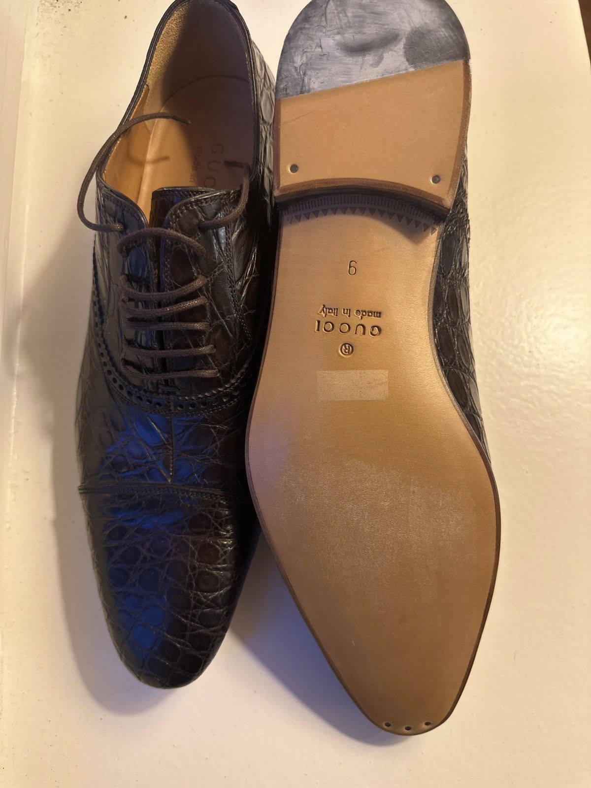 Gucci Gucci Alligator Loafers US 10, UK 9 NEW Size US 10 / EU 43 - 3 Thumbnail