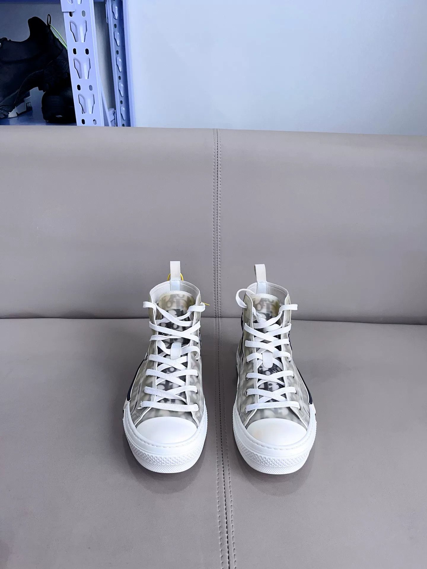 Dior × Hedi Slimane Dior Homme 05SS White Hi-top Sneakers | Grailed