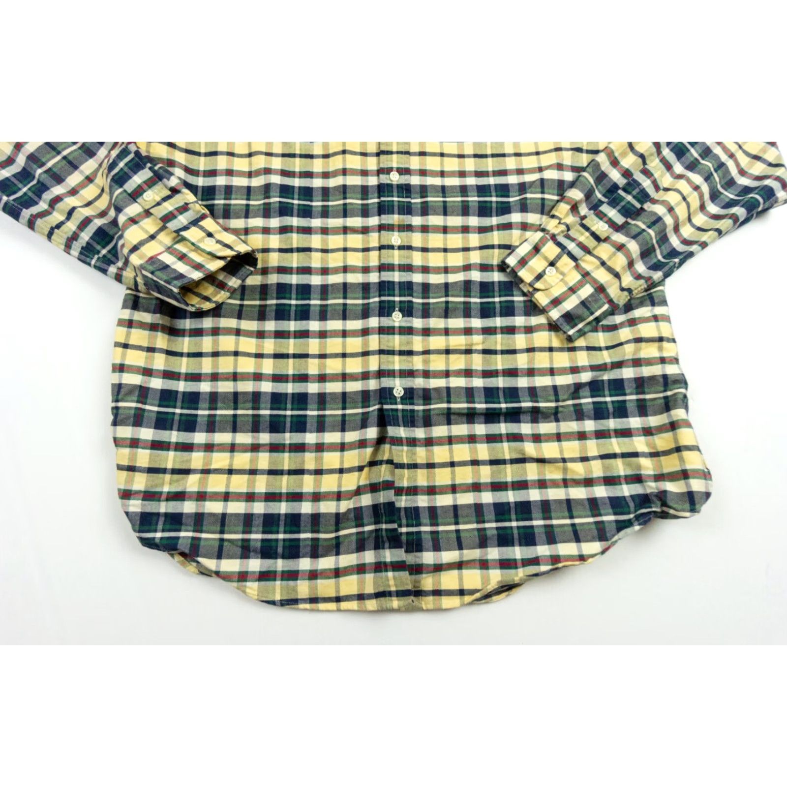 Ralph Lauren Ralph Lauren Shirt Mens XL Yellow Button-Up Oxford Check Preppy Casual Classic Size US XL / EU 56 / 4 - 4 Thumbnail