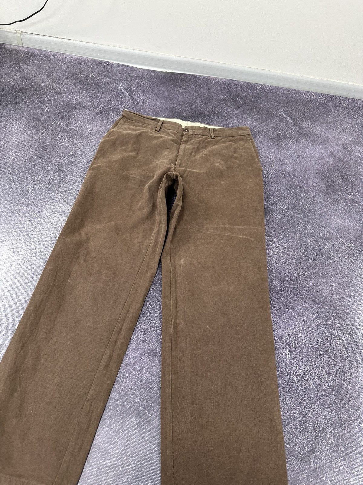 Fay × Vintage Vintage Fay Brown Luxury Baggy Pants Size US 38 / EU 54 - 3 Thumbnail