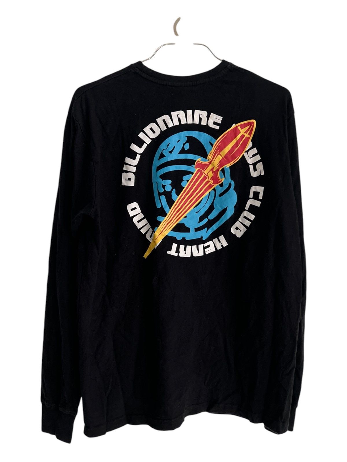 Billionaire Boys Club × Pharrell OG Billionaire Boys Club BB Rocket Astronaut LS Tees Shirt Size US M / EU 48-50 / 2 - 2 Thumbnail