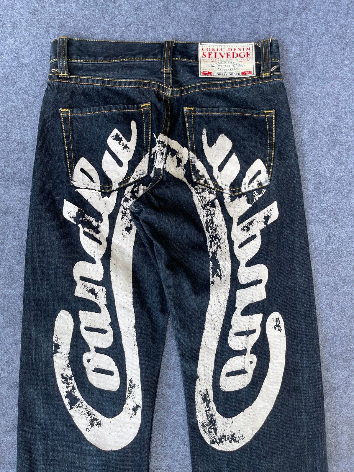 Archival Clothing RaRe‼️Vintage’90s🔥Co&Lu🔥Daicock Selvedge Denim Jeans Size US 32 / EU 48 - 13 Thumbnail