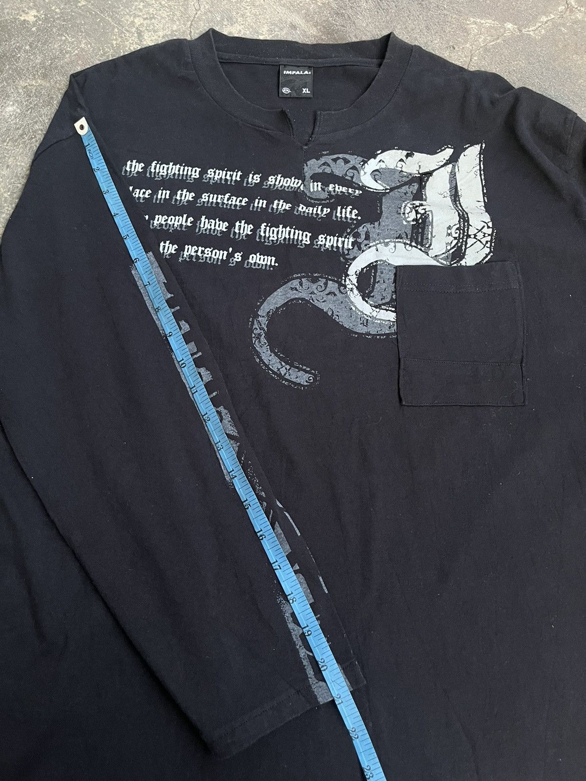 Hysteric Glamour × If Six Was Nine × Le Grande Bleu (L.G.B.) 2000s JAPANESE IMPALA POEM POCKET GOTHIC PUNK STYLE Size US XL / EU 56 / 4 - 12 Thumbnail