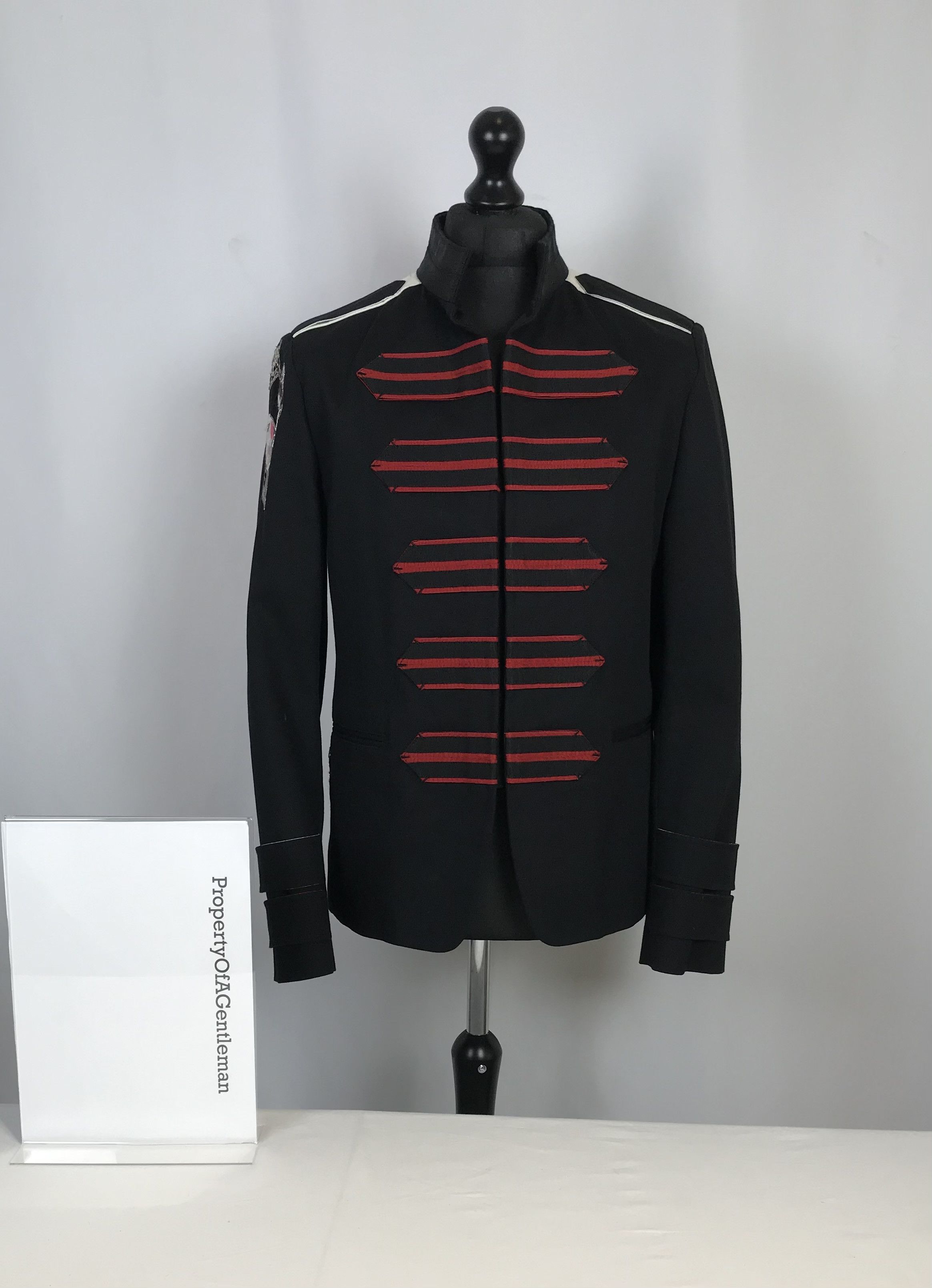 Valentino Animal Embroidered Military Jacket