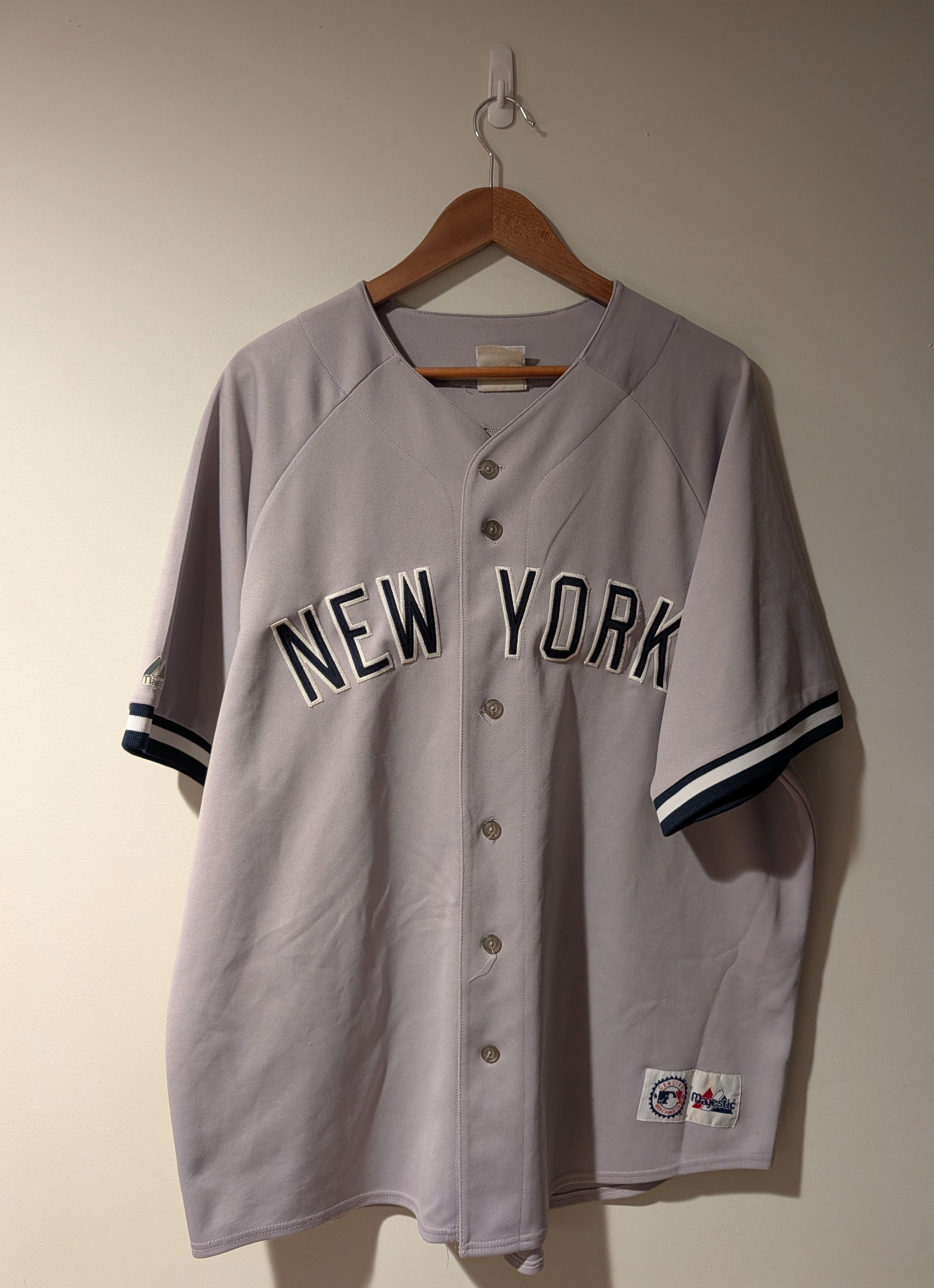 MLB Vintage Y2K New York Yankees Hideki Matsui MLB Jersey Size US XL / EU 56 / 4 - 3 Thumbnail