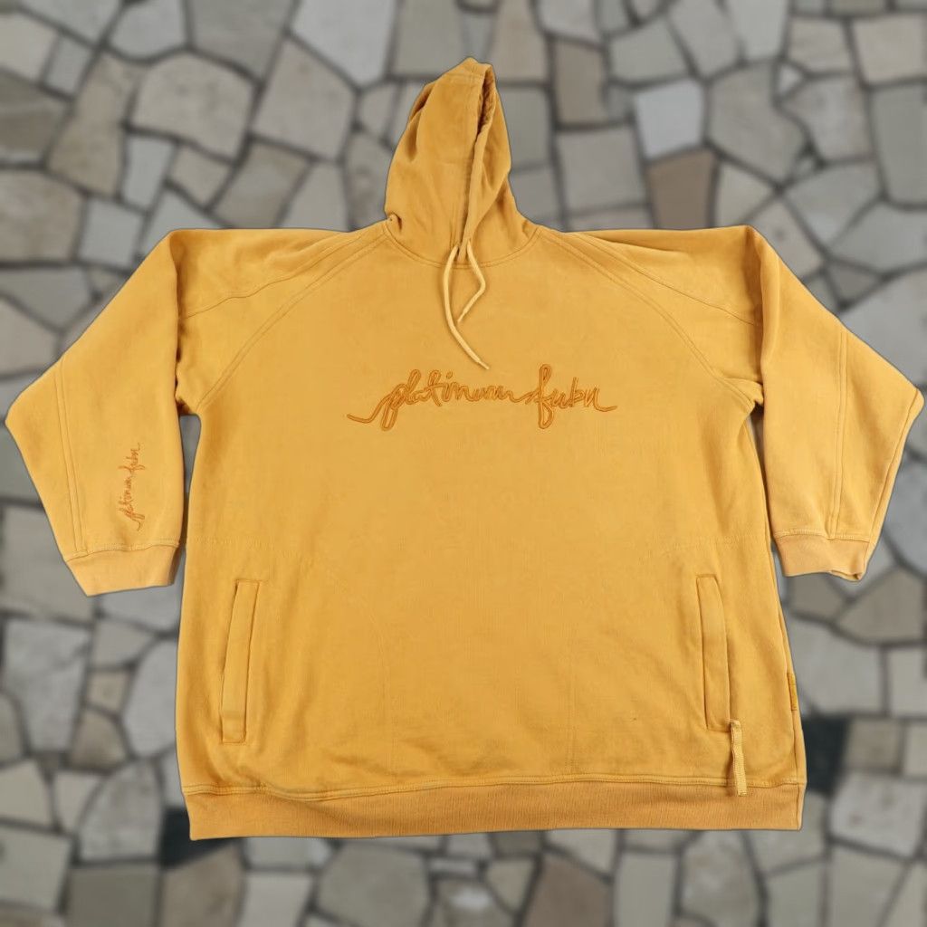 Fubu VINTAGE FUBU Hoodie Mens 2XL Gold Embroidered Pullover Hooded Sweatshirt Hip Hop Outdoor Logo Pockets Mens Size US XXL / EU 58 / 5 - 1 Thumbnail