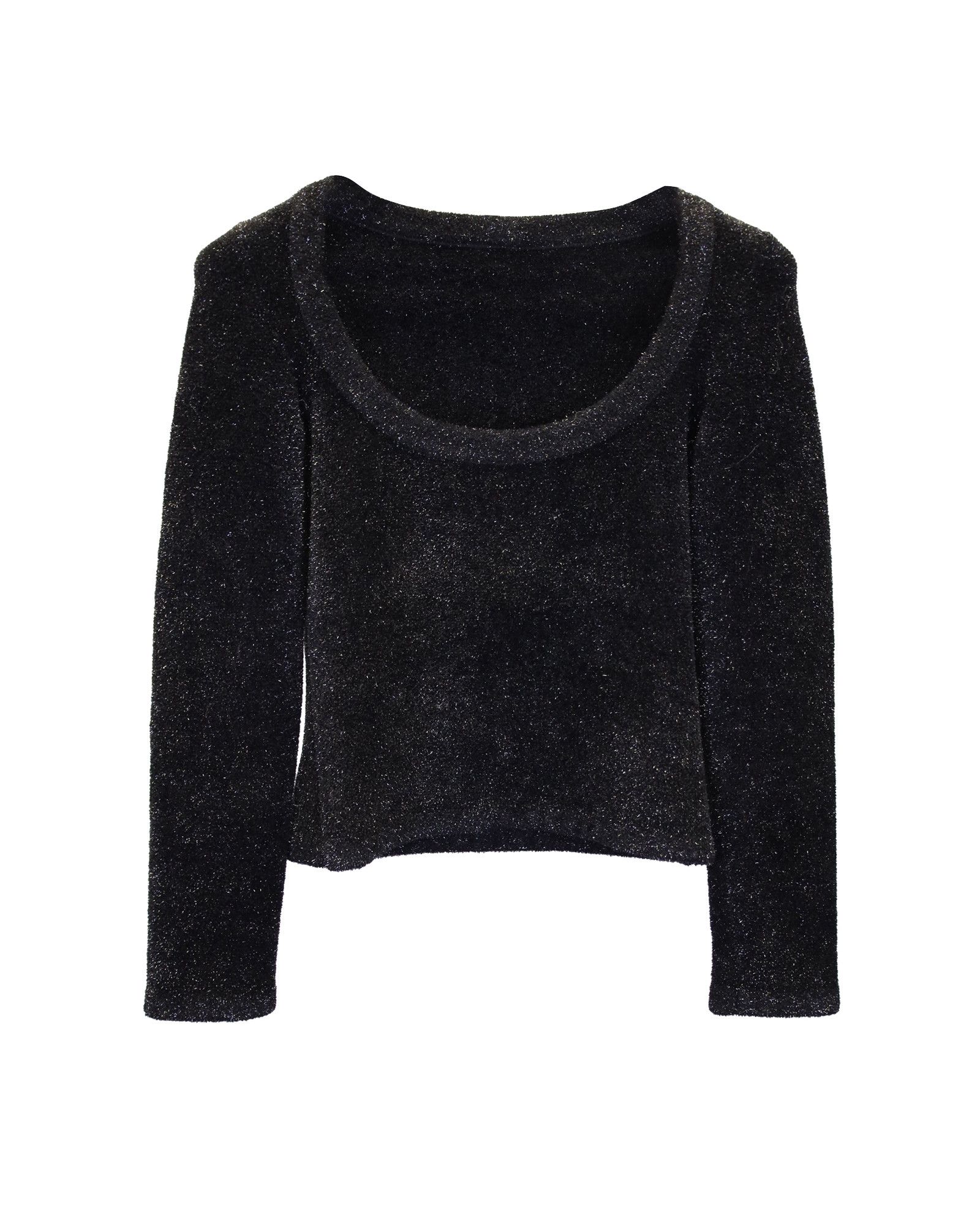Alaia Alaia Shimmering Sweater in Black Polyamide Size XXS / US 00 / IT 34 - 1 Thumbnail