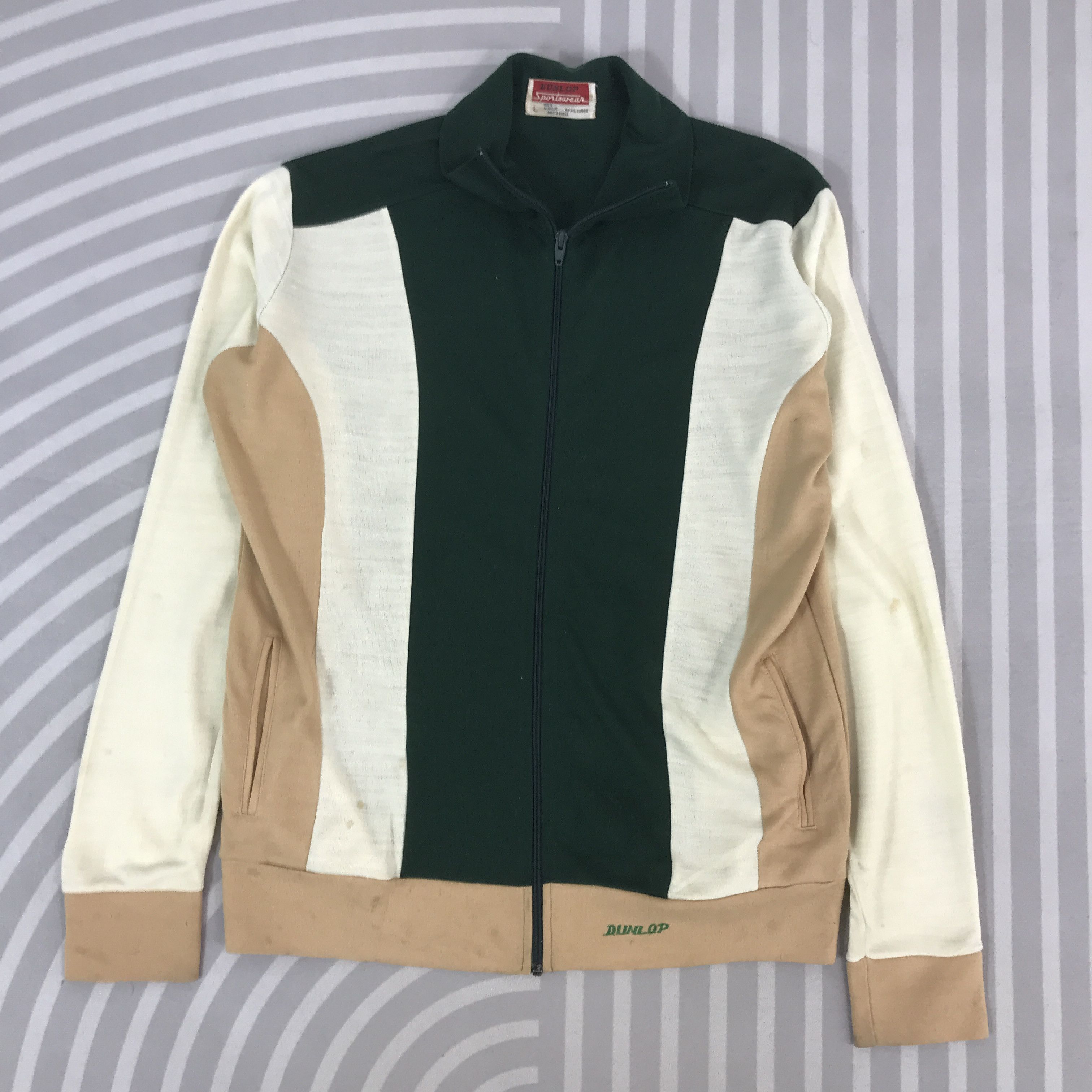 Dunlop Vintage Dunlop Sportwear sweater Jacket Size US L / EU 52-54 / 3 - 1 Thumbnail
