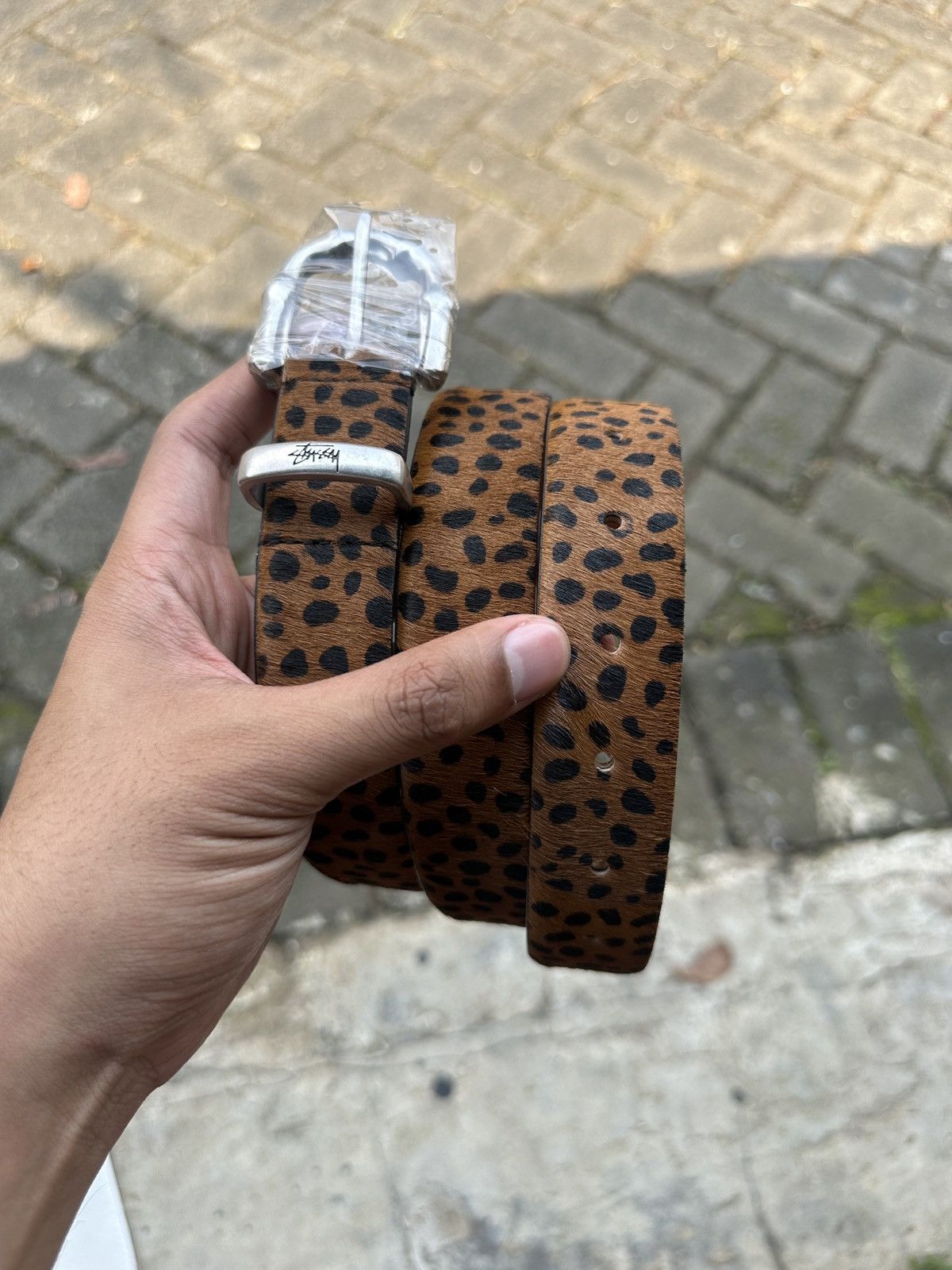 小物 stussy leopard belt Stussy Stussy Animal Print Belt — S/M | Grailed