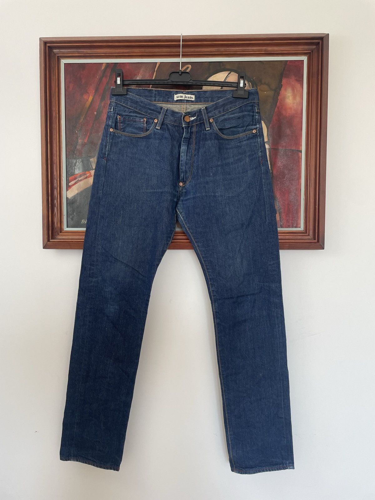 Acne Studios Acne Studios Jeans Slim Fit Denim Pant Rock Casual Luxury Size US 31 - 1 Thumbnail