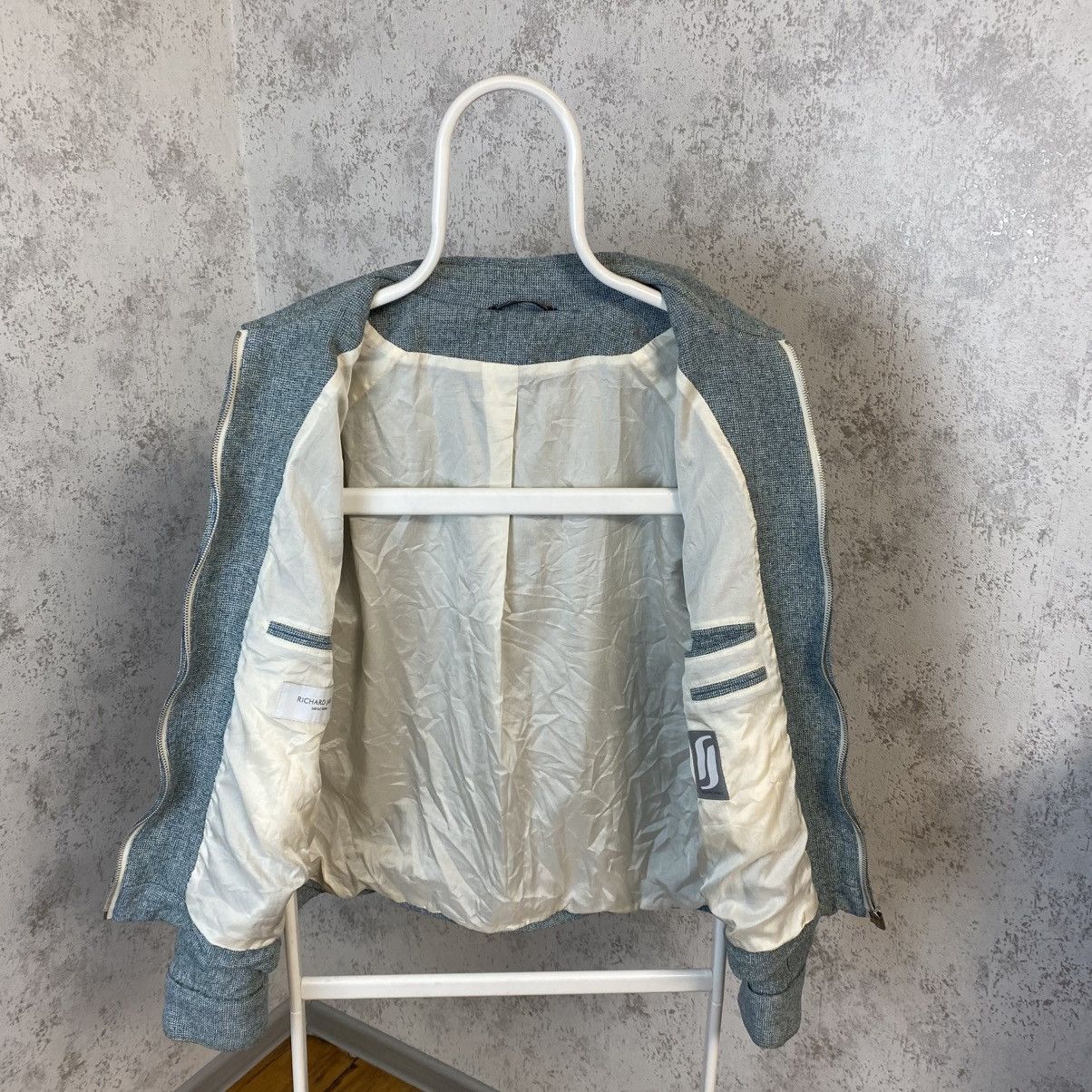 Richard James Richard James Savile Row Bomber Jacket mens XL silk Size US XL / EU 56 / 4 - 3 Thumbnail