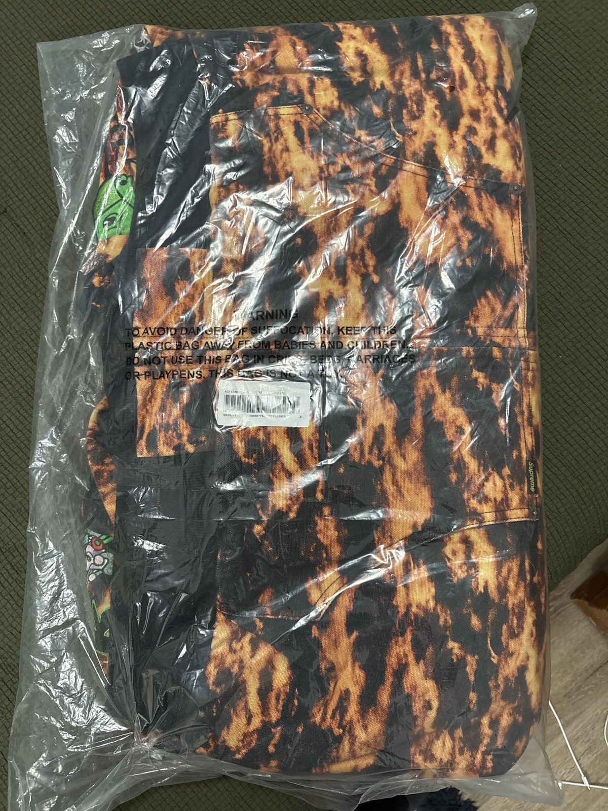 Supreme Supreme AOI flame workjacket Size US XL / EU 56 / 4 - 1 Thumbnail