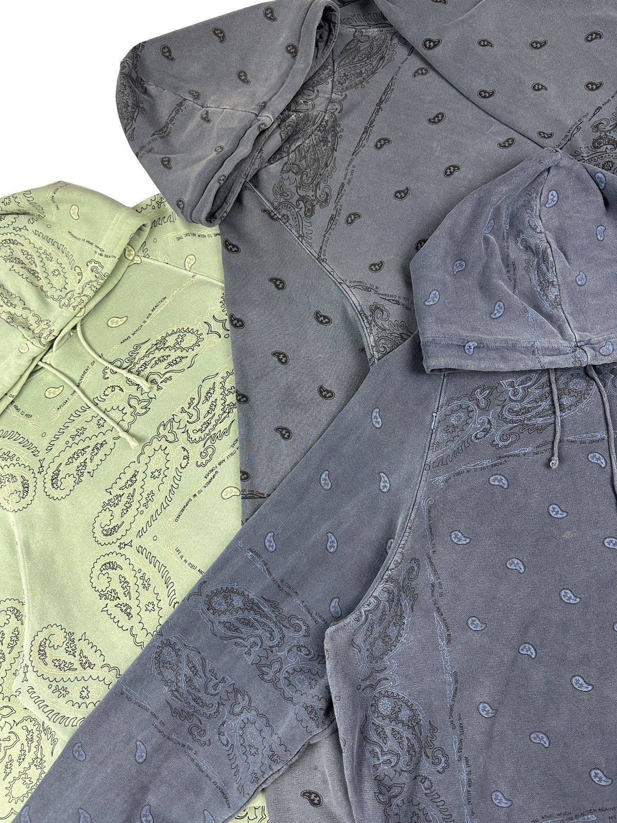 Raf Simons AW04 Waves Paisley Hoodie Size US L / EU 52-54 / 3 - 4 Thumbnail