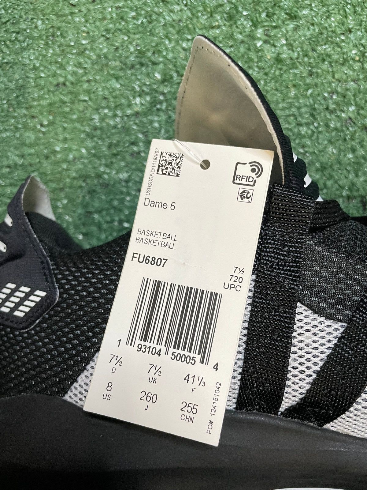 Adidas Adidas dame 6 black white hecklers Size US 8 / EU 41 - 8 Thumbnail