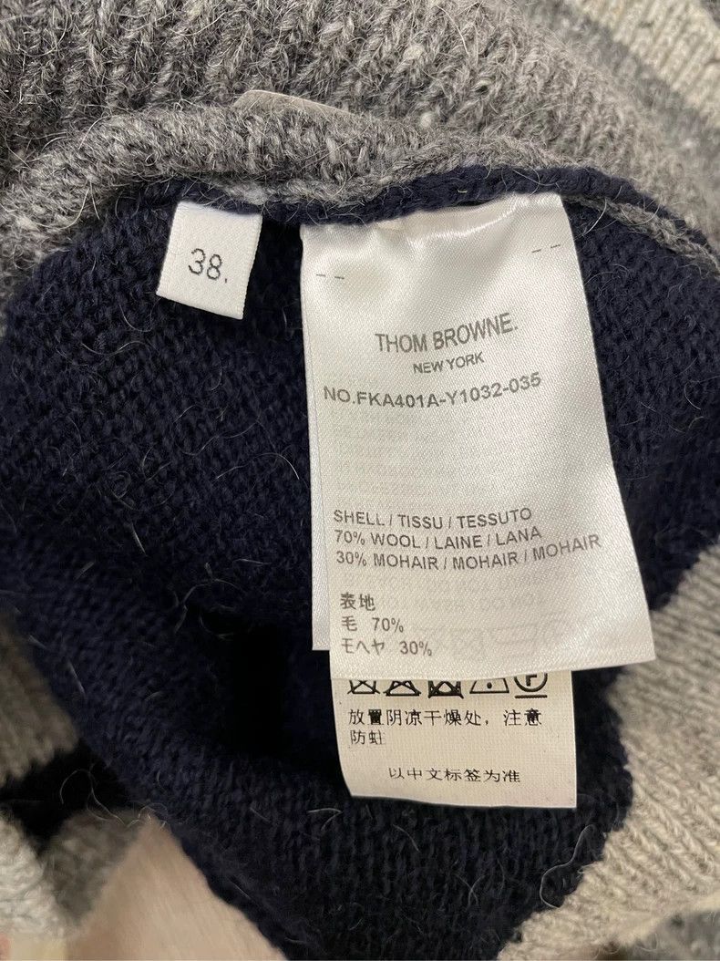 Thom Browne Thom browne Size 38 Tibetan blue and gray color block four Size US XXS / EU 40 - 6 Thumbnail