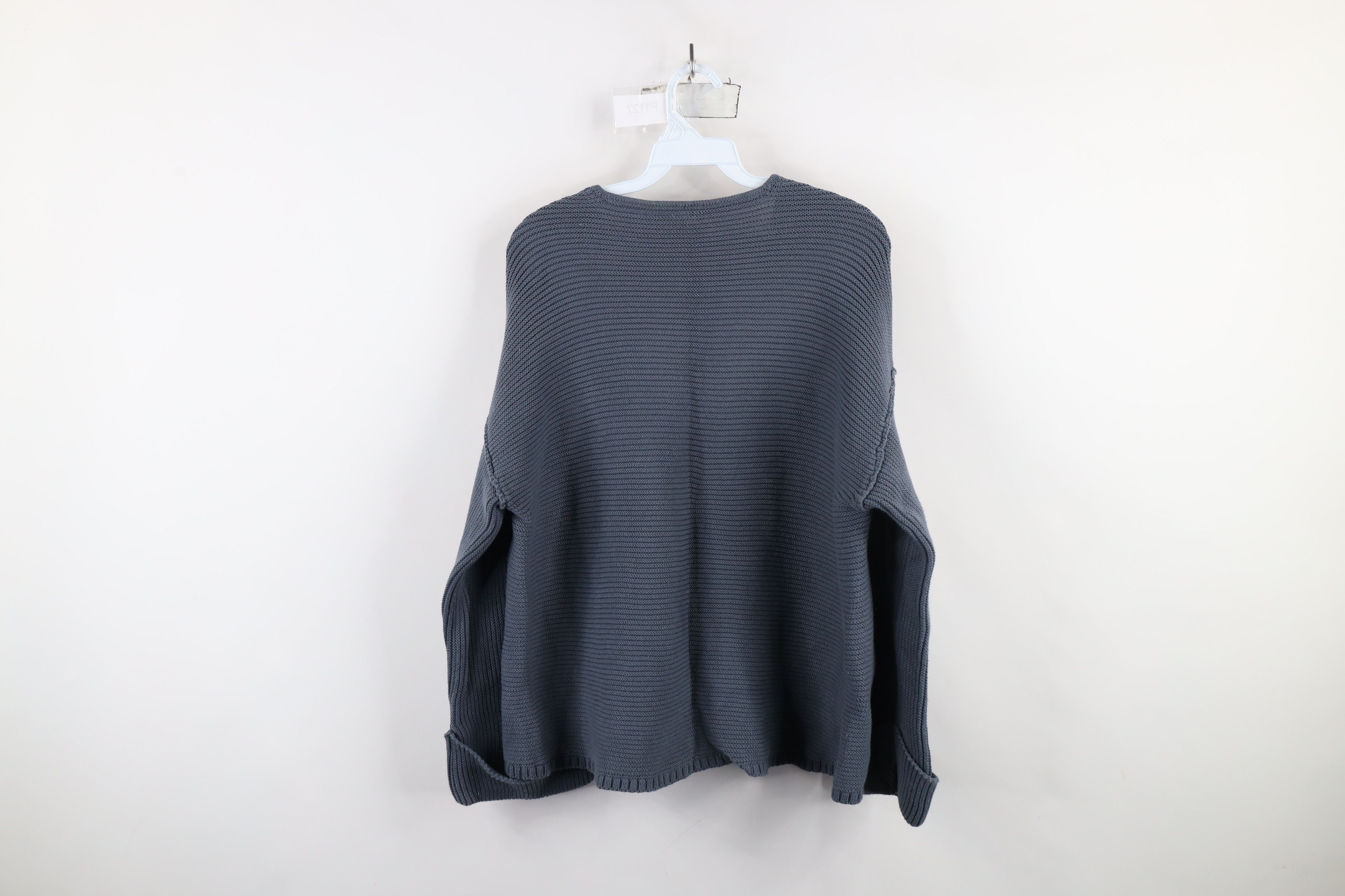 Free People × Vintage Free People Oversized Chunky Thermal Ribbed Knit Sweater Size M / US 6-8 / IT 42-44 - 7 Thumbnail