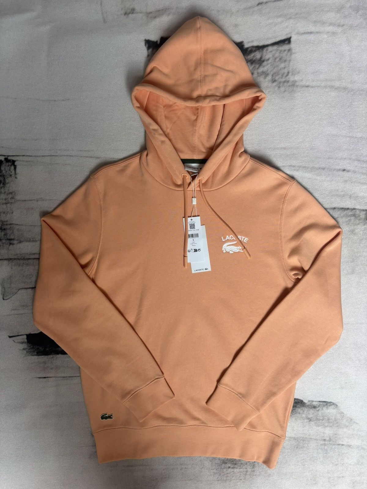 Lacoste Peach Lacoste hoodie size S Size US S / EU 44-46 / 1 - 5 Thumbnail