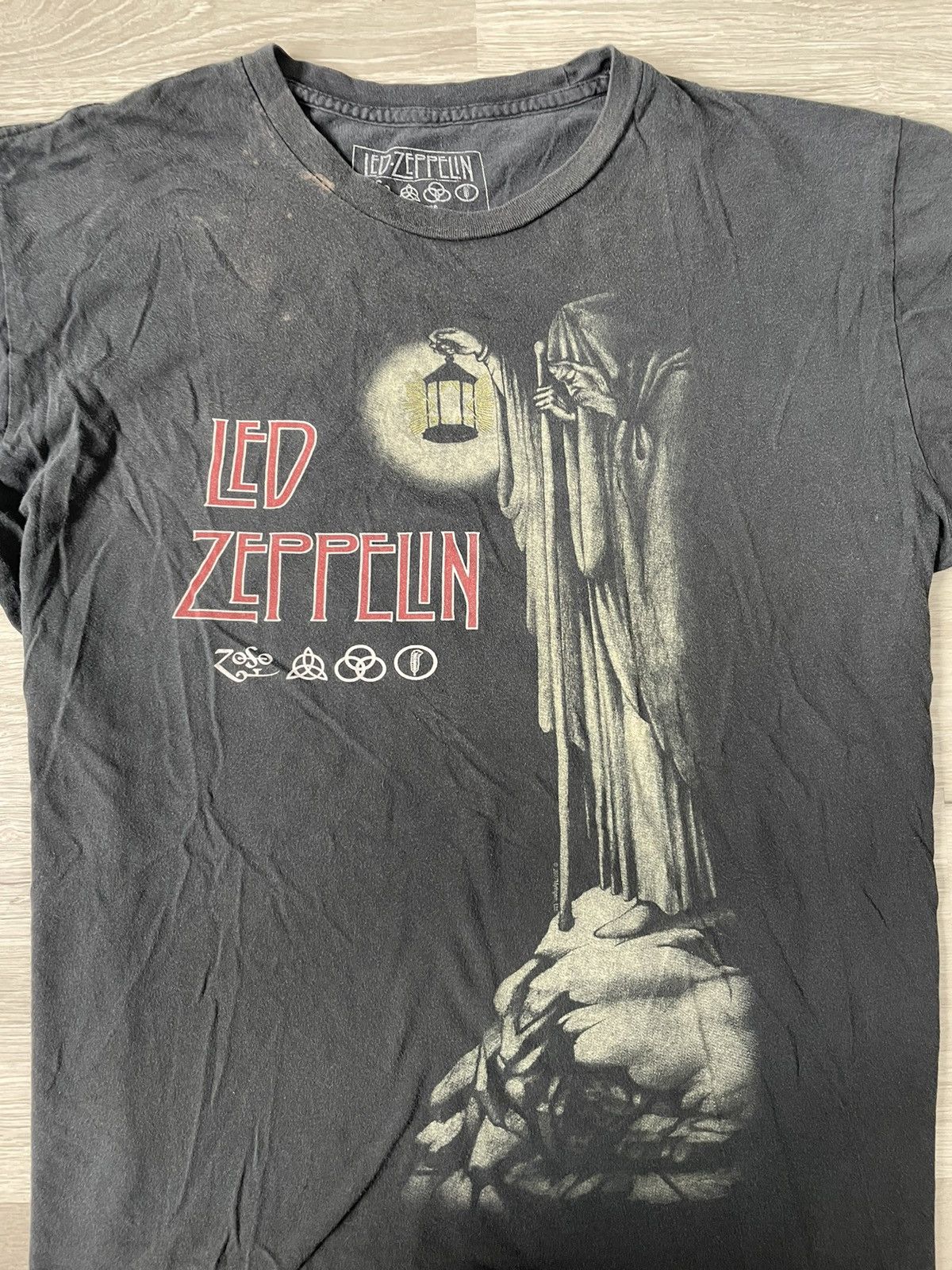 Japanese Brand × Led Zeppelin × Vintage Men's Shirt Led Zeppelin Rock Size US L / EU 52-54 / 3 - 7 Thumbnail