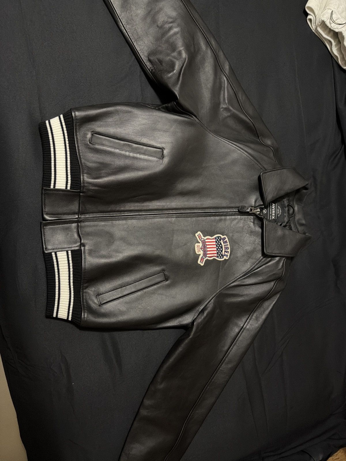 Avirex Avirex black leather jacket Size US S / EU 44-46 / 1 - 1 Thumbnail