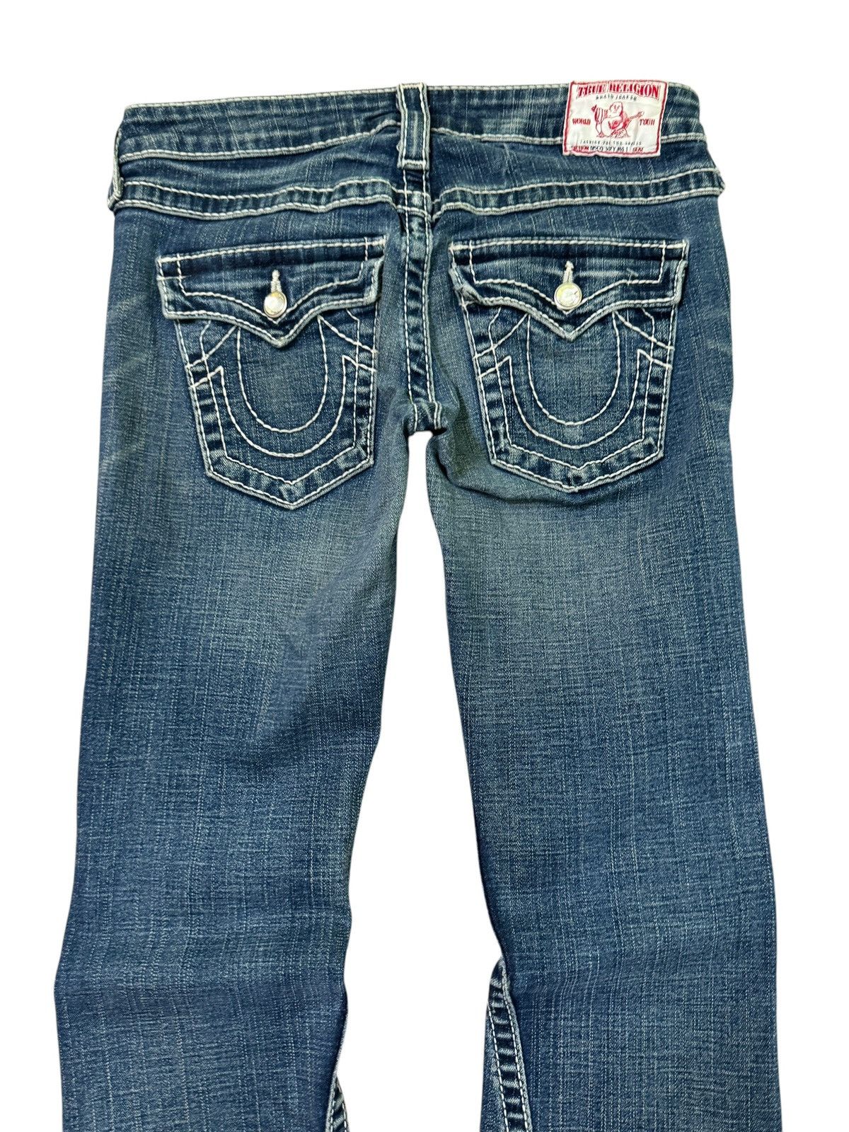 True Religion Flared TRUE RELIGION with White Stitching Low Rise jeans Size 28" / US 6 / IT 42 - 10 Thumbnail
